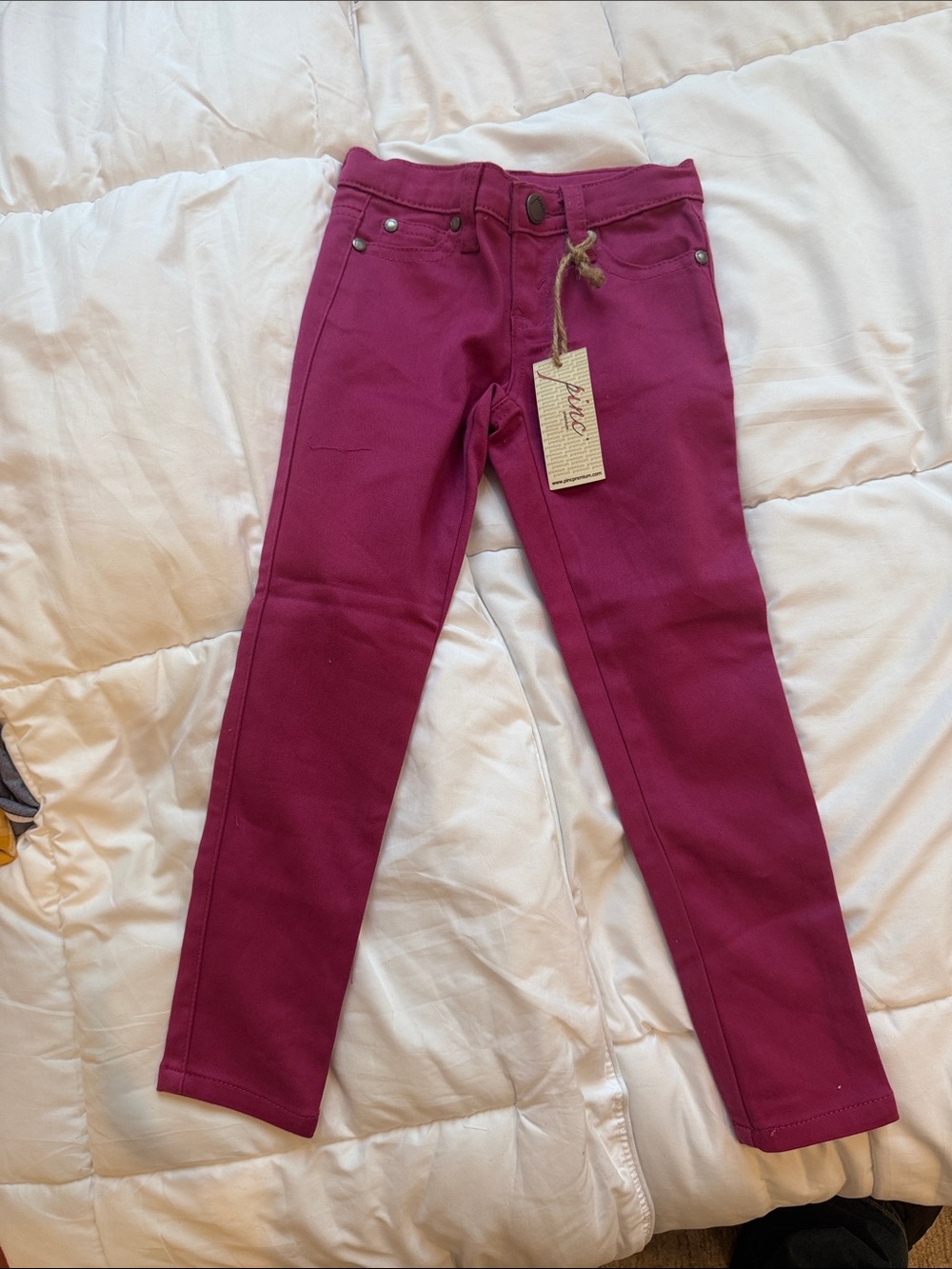 BNWT Pinc Berry-Colored Skinny Pants size 4